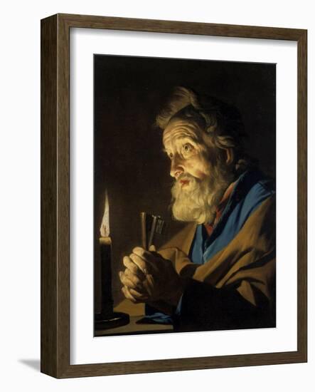 The Penitant Peter-Matthias Stomer-Framed Giclee Print