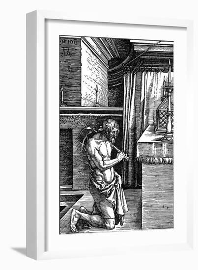 The Penitent, 1510-Albrecht Dürer-Framed Giclee Print