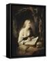 The Penitent Magdalen, c.1650-65-Gerrit or Gerard Dou-Framed Stretched Canvas