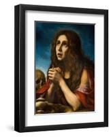 The Penitent Magdalen, C.1670-Carlo Dolci-Framed Giclee Print