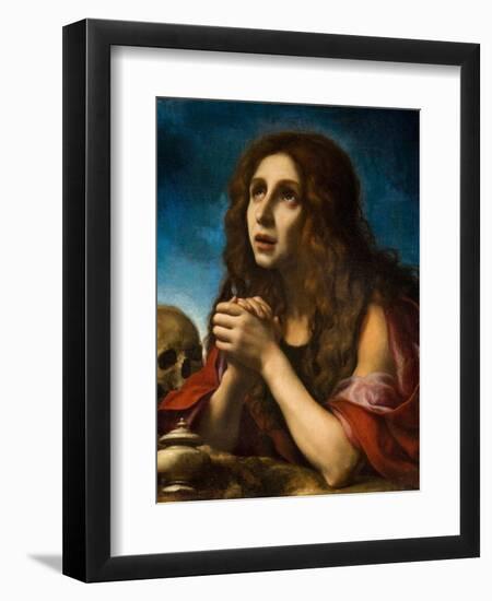 The Penitent Magdalen, C.1670-Carlo Dolci-Framed Giclee Print