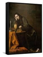 The Penitent Magdalen-Francisco de Zurbarán-Framed Stretched Canvas