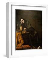 The Penitent Magdalen-Francisco de Zurbarán-Framed Giclee Print