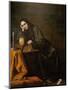 The Penitent Magdalen-Francisco de Zurbarán-Mounted Giclee Print