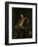 The Penitent Magdalene by George Hayter-George Hayter-Framed Giclee Print