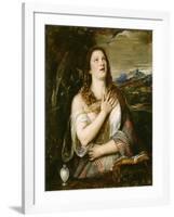 The Penitent Magdalene, C.1555-65-Titian (Tiziano Vecelli)-Framed Giclee Print