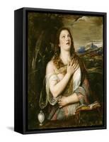 The Penitent Magdalene, C.1555-65-Titian (Tiziano Vecelli)-Framed Stretched Canvas