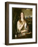 The Penitent Magdalene, C.1555-65-Titian (Tiziano Vecelli)-Framed Giclee Print