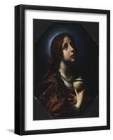 The Penitent Magdalene, C.1650-51-Carlo Dolci-Framed Giclee Print