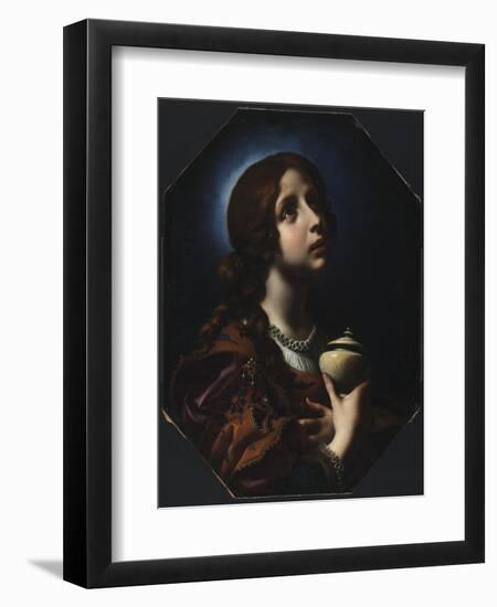 The Penitent Magdalene, C.1650-51-Carlo Dolci-Framed Giclee Print