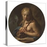 The Penitent Magdalene (Oil)-Francesco Trevisani-Stretched Canvas