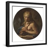 The Penitent Magdalene (Oil)-Francesco Trevisani-Framed Giclee Print