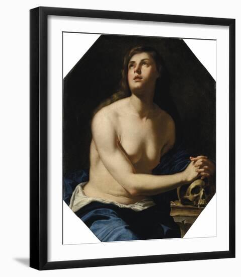 The Penitent Magdalene-Artemisia Gentileschi-Framed Premium Giclee Print