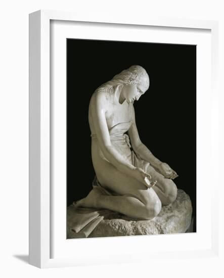 The Penitent Magdalene-Antonio Canova-Framed Giclee Print