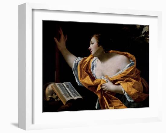 The Penitent Magdalene-Simon Vouet-Framed Giclee Print