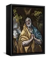 The Penitent Saint Peter, C.1590-95-El Greco-Framed Stretched Canvas