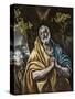 The Penitent Saint Peter, C.1590-95-El Greco-Stretched Canvas