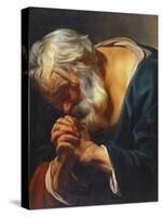 The Penitent Saint Peter-Jacob Jordaens-Stretched Canvas