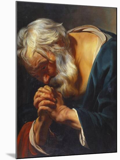 The Penitent Saint Peter-Jacob Jordaens-Mounted Giclee Print