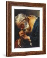 The Penitent Saint Peter-Jacob Jordaens-Framed Giclee Print