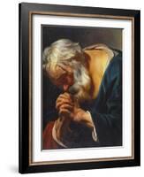 The Penitent Saint Peter-Jacob Jordaens-Framed Giclee Print