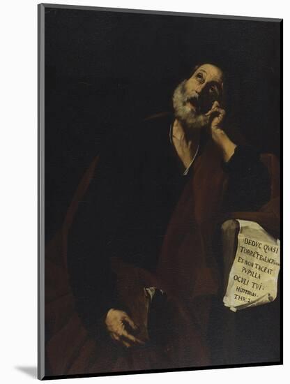 The Penitent Saint Peter-Jusepe de Ribera (Studio of)-Mounted Giclee Print