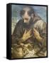 The Penitent St Francis, C.1585-Annibale Carracci-Framed Stretched Canvas