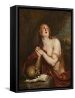 The Penitent St. Mary Magdalene, c.1630-40-Anthony van Dyck-Framed Stretched Canvas