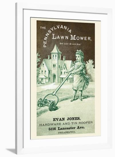 The Pennsylvania Lawn Mower-null-Framed Art Print