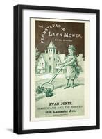 The Pennsylvania Lawn Mower-null-Framed Art Print