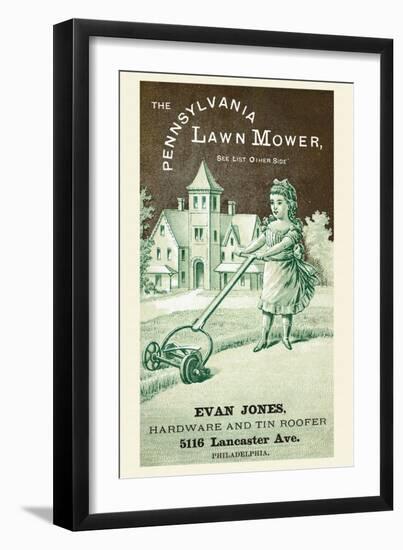 The Pennsylvania Lawn Mower-null-Framed Art Print