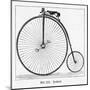 The Penny Farthing Bicycle-null-Mounted Art Print