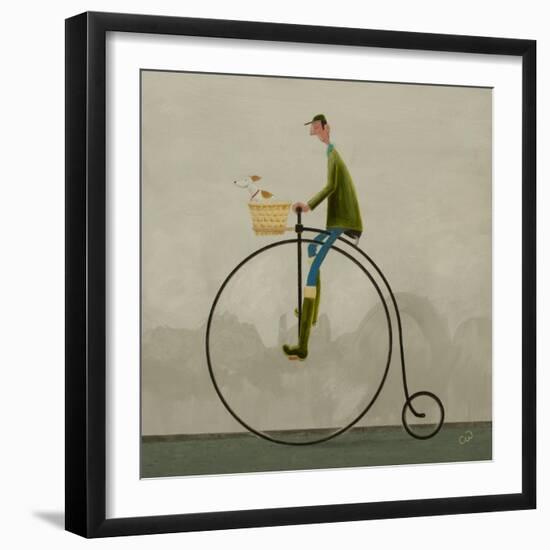 The Penny Farthing (Oil on Paper)-Chris Ross Williamson-Framed Giclee Print