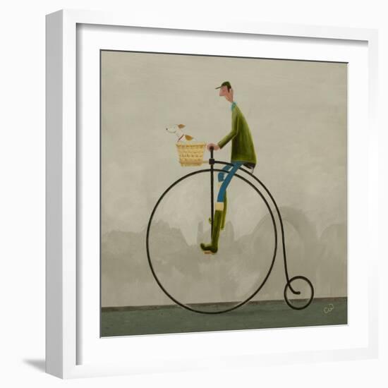 The Penny Farthing (Oil on Paper)-Chris Ross Williamson-Framed Giclee Print