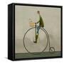 The Penny Farthing (Oil on Paper)-Chris Ross Williamson-Framed Stretched Canvas