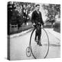 The 'Penny Farthing' or 'Ordinary' Bicycle of the 1870's-null-Stretched Canvas