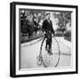 The 'Penny Farthing' or 'Ordinary' Bicycle of the 1870's-null-Framed Photographic Print