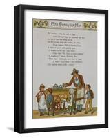 The Penny Ice-man. a Seller Of Iced Fruit Confectionery. Illustration From London Town'-Thomas Crane-Framed Giclee Print