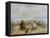 The Penny Whistle-Robert Gemmell Hutchison-Framed Stretched Canvas