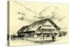 The Pension-Chalet Rougemont Switzerland-null-Stretched Canvas