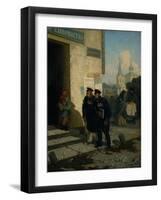 The Pension Day, 1878-Leonid Ivanovich Solomatkin-Framed Giclee Print