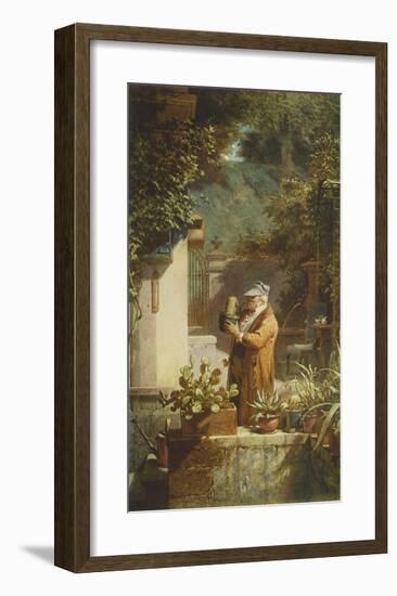 The Pensioner (large)-Carl Spitzweg-Framed Collectable Print