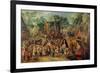 The Pentecost Bride Game, C. 1620-Pieter Brueghel the Younger-Framed Giclee Print