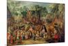 The Pentecost Bride Game, C. 1620-Pieter Brueghel the Younger-Mounted Giclee Print