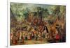 The Pentecost Bride Game, C. 1620-Pieter Brueghel the Younger-Framed Giclee Print