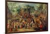 The Pentecost Bride Game, C. 1620-Pieter Brueghel the Younger-Framed Giclee Print