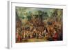 The Pentecost Bride Game, C. 1620-Pieter Brueghel the Younger-Framed Giclee Print