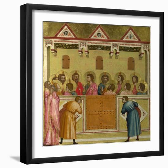 The Pentecost, C. 1315-Giotto di Bondone-Framed Giclee Print