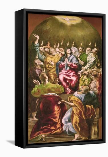 The Pentecost, circa 1604-14-El Greco-Framed Stretched Canvas