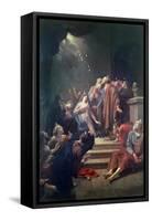 The Pentecost-Adriaan van der Werff-Framed Stretched Canvas